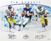 Charlie Joiner, Dan Fouts & Kellen Winslow Signed Chargers 16x20 Photo with HOF Inscriptions (Beckett & Schwartz) at PristineAuction.com