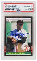 Roger Clemens Signed 1985 Donruss #273 (PSA) at PristineAuction.com