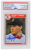 Roger Clemens Signed 1985 Fleer #155 (PSA) at PristineAuction.com