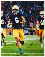 Jordan Faison Signed Notre Dame Fighting Irish 16x20 Photo (Schwartz) at PristineAuction.com