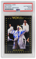 Ric Flair Signed WCW 1991 Championship Marketing #56 (PSA) at PristineAuction.com