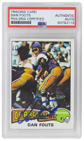 Dan Fouts Signed 1975 Topps #367 (PSA) at PristineAuction.com