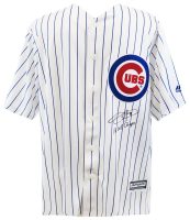 Dexter Fowler Signed Cubs Jersey Inscribed "16 WS Champs" (Schwartz) at PristineAuction.com