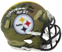 Joe Greene Signed Steelers Camo Alternate Speed Mini Helmet Inscribed "HOF 87" (Schwartz) at PristineAuction.com