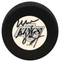 Wayne Gretzky Signed Kings Logo Hockey Puck (JSA) at PristineAuction.com
