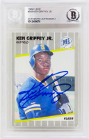 Ken Griffey Jr. Signed 1989 Fleer #548 (BGS) at PristineAuction.com