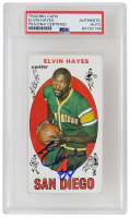 Elvin Hayes Signed 1969-1970 Topps Tall Boy #75 (PSA) at PristineAuction.com