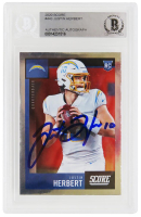 Justin Herbert Signed 2020 Score Chronicles #443 RC (BGS) at PristineAuction.com