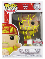 Hulk Hogan Signed WWE #71 Funko Pop! Vinyl Figure (Schwartz) at PristineAuction.com
