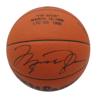 Michael Jordan Signed LE NBA Engraved Basketball (UDA) at PristineAuction.com