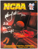 Christian Laettner Signed 1992 NCAA Championship Program Inscribed "2x NCAA Champs" (Schwartz) at PristineAuction.com