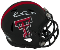 Patrick Mahomes II Signed Texas Tech Red Raiders Speed Mini Helmet (Beckett) at PristineAuction.com