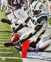 Curtis Martin Signed Jets 16x20 Photo (Schwartz) at PristineAuction.com