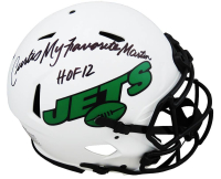 Curtis "My Favorite" Martin Signed Jets Full-Size Authentic On-Field Lunar Eclipse Alternate Speed Helmet Inscribed "HOF '12" (Schwartz) at PristineAuction.com