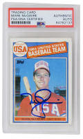 Mark McGwire Signed 1985 Topps #401 RC (PSA) at PristineAuction.com