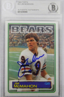 Jim McMahon Signed 1983 Topps #33 RC (BGS) at PristineAuction.com
