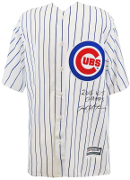 Mike Montgomery Signed Cubs Majestic Authentic Jersey Inscribed "2016 WS Champs" (Schwartz) at PristineAuction.com