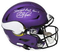 Randy Moss Signed Vikings Authentic On-Field Speedflex Full-Size Helmet Inscribed "Straight Cash Homie" (Schwartz) at PristineAuction.com