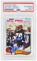 Anthony Munoz Signed 1982 Topps #51 (PSA) at PristineAuction.com