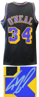 Shaquille O'Neal Signed Lakers Authentic Mitchell & Ness Jersey (Schwartz) at PristineAuction.com