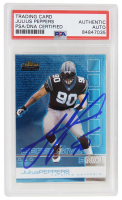 Julius Peppers Signed 2002 Finest #77 RC (PSA) at PristineAuction.com
