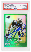 Julius Peppers Signed 2002 Topps Chrome Green Refractor #214 (PSA) at PristineAuction.com