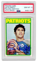 Jim Plunkett Signed 1972 Topps #65 RC (PSA | Autograph Grade 10) at PristineAuction.com