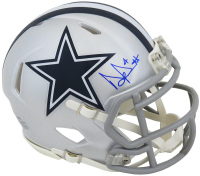 Dak Prescott Signed Cowboys Speed Mini Helmet (Schwartz) at PristineAuction.com