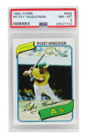 Rickey Henderson 1980 Topps #482 RC (PSA 8) at PristineAuction.com