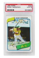 Rickey Henderson 1980 Topps #482 RC (PSA 9) at PristineAuction.com