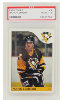Mario Lemieux 1985-86 Topps #9 RC (PSA 8) at PristineAuction.com