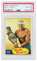 Hulk Hogan 1985 Topps WWF / Yellow Background #1 (PSA 8) at PristineAuction.com