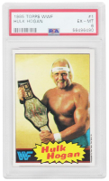 Hulk Hogan 1985 Topps WWF / Yellow Background #1 (PSA 6) at PristineAuction.com