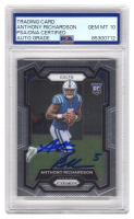 Anthony Richardson Signed 2023 Panini Prizm #343 (PSA | Autograph Graded 10) at PristineAuction.com