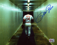 Pete Rose Signed Reds 8x10 Photo (Schwartz & Rose) at PristineAuction.com