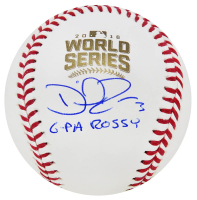 David Ross Signed 2016 World Series Logo Baseball Inscribed "G-PA Rossy" (Schwartz) at PristineAuction.com