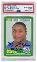 Barry Sanders Signed 1989 Score #257 Inscribed "ROY '89" (PSA) at PristineAuction.com