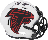 Deion Sanders Signed Falcons Lunar Eclipse Alternate Speed Mini Helmet (Schwartz) at PristineAuction.com
