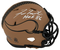 Fran Tarkenton Signed Vikings Salute to Service Alternate Speed Mini Helmet Inscribed "HOF '86" (Schwartz) at PristineAuction.com