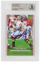 Joe Thomas Signed 2007 Upper Deck First Edition #105 RC (BGS) at PristineAuction.com