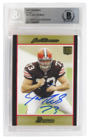 Joe Thomas Signed 2007 Bowman Gold #217 RC (BGS) at PristineAuction.com