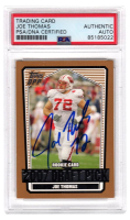 Joe Thomas Signed 2007 Topps Draft Picks #115 RC (PSA) at PristineAuction.com