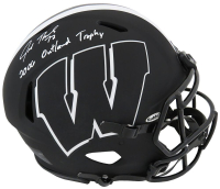 Joe Thomas Signed Wisconsin Badgers Full-Size Authentic On-Field Eclipse Alternate Helmet Inscribed "2006 Outland Trophy" (Schwartz) at PristineAuction.com