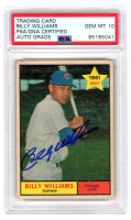 Billy Williams Signed 1961 Topps #141 RC (PSA | Auto 10) at PristineAuction.com