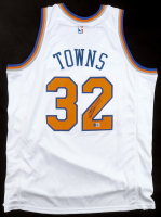 Karl-Anthony Towns Signed Knicks Nike Authentic Jersey (Beckett) at PristineAuction.com