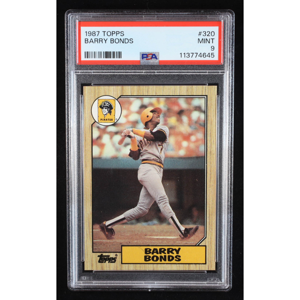 Barry Bonds 1987 Topps #320 RC (PSA 9) at PristineAuction.com