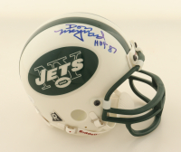 Don Maynard Signed Jets Mini Helmet Inscribed "HOF 87" (JSA) at PristineAuction.com