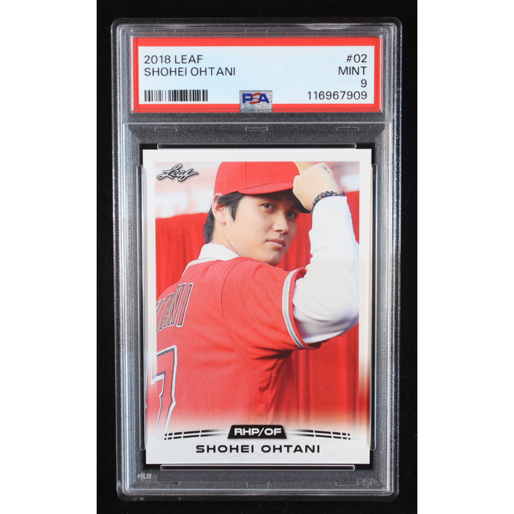 Shohei Ohtani 2018 Leaf Ohtani Retail #02 RC (PSA 9) at PristineAuction.com
