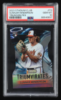 Gunnar Henderson 2023 Stadium Club Triumvirates #T3 RC (PSA 10) at PristineAuction.com