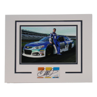Dale Earnhardt Jr. Signed Cut Lithograph Display with 8x10 Photo (ACOA) at PristineAuction.com